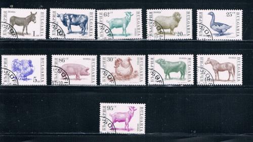 Bulgaria 3581-91 Used Farm Animals CV 6.00 (B0017)