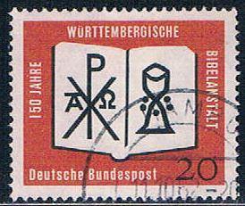 Germany 851 Used Open Bible (GI0606P172)+