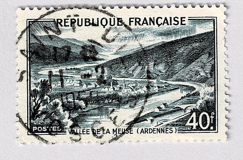 France 631 Meuse Valley 1949Used (BP90711)