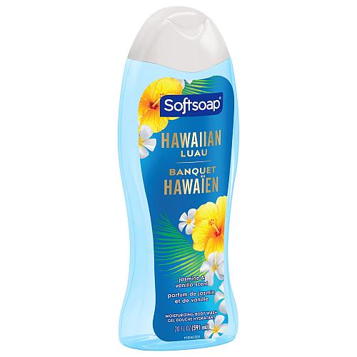 Softsoap Moisturizing Body Wash All Skin Types Hawaiian Luau Jasmine and Vani...