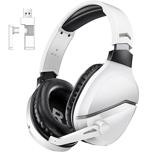 WolfLawS Wireless Gaming Headset with Noise Canceling Microphone for PS5 PC P...
