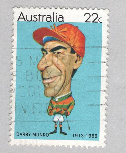 Australia Used Ballplayer blue 22 (BP88415)