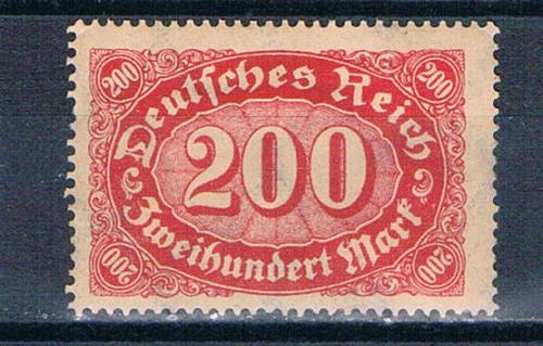 Germany 200 MLH Numeral 200 1922 (G0551)+