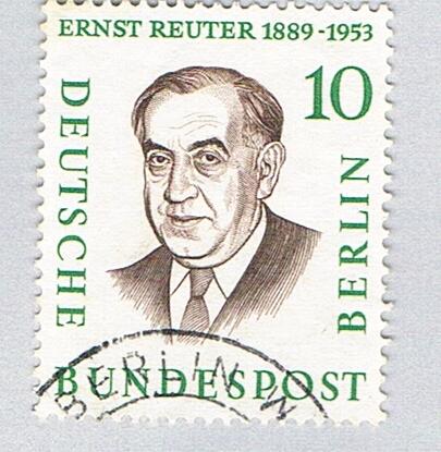Germany Berlin 9N150 Used Prof Ernst Reuter 1958 (BP82424)