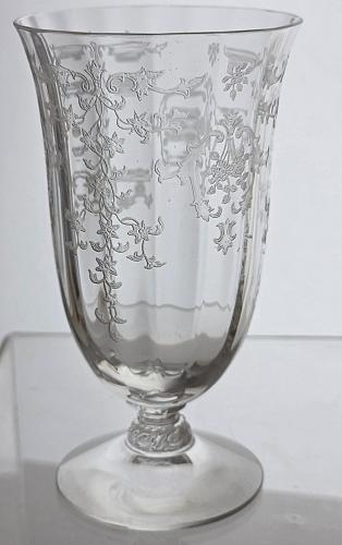 Fostoria Navarra sherry glass, Crystal Made in USA Pair