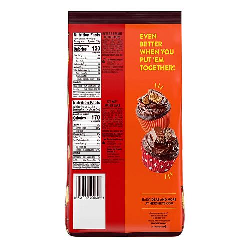 KIT KAT and REESE'S Assorted Milk Chocolate Flavored Candy Party Pack 33.36 oz