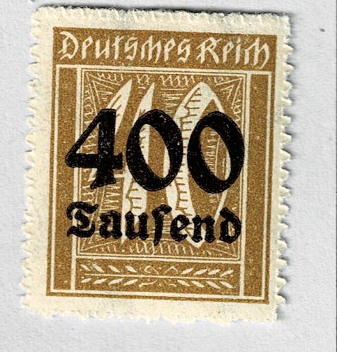Germany 273 overprint 400 on 15 MNH (BP91028)