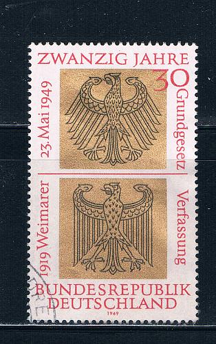 Germany 998 Used Heraldic Eagles (GI0407P102)+