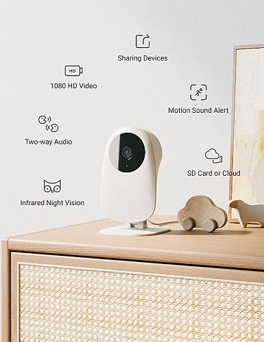 nooie Baby Monitor with Camera and Audio Baby Camera Monitor Baby Monitor WiF...