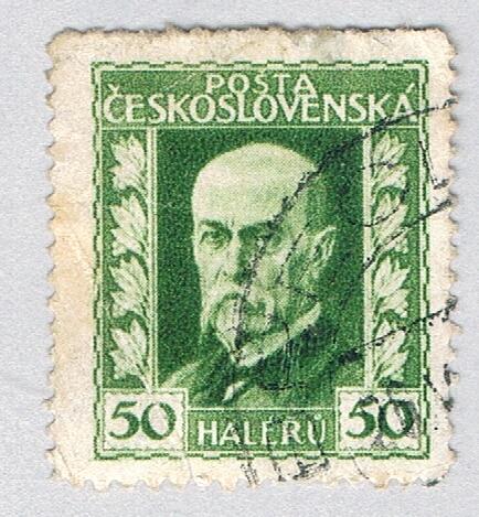 Czechoslovakia 96 Used Tomas Garrigue Masaryk 1 1925 (BP87038)