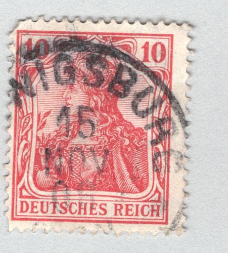 Germany 83 1905 Germania 10pf Used (BP88802)