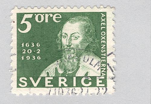 Sweden Used Man green 5 (BP88614)