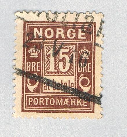 Norway J4 Used Postage Due 1889 CV 1.75 (BP70515)