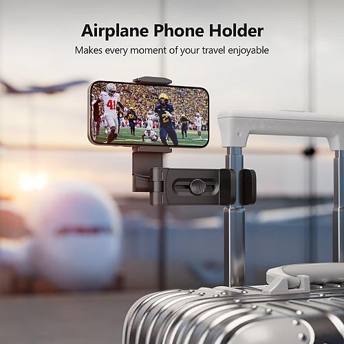 MiiKARE Airplane Travel Essentials Phone Holder Universal Handsfree Phone Mou...