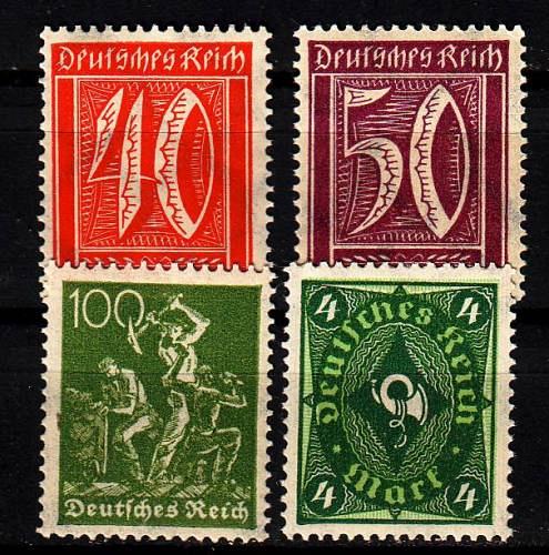 GERMANY REICH [1921] MiNr 0177 ex ( **/mnh ) [02]