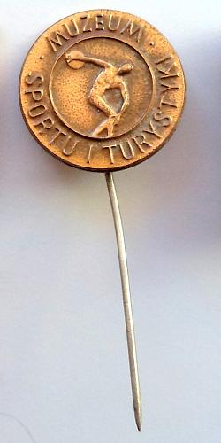 Museum of Sport and Tourism Pin, badge. Warsaw, Poland