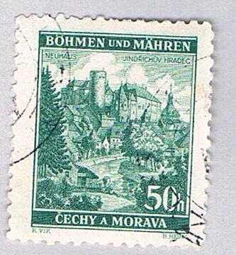 Bohemia and Moravia 40 Used Castle 1940 (BP79010)