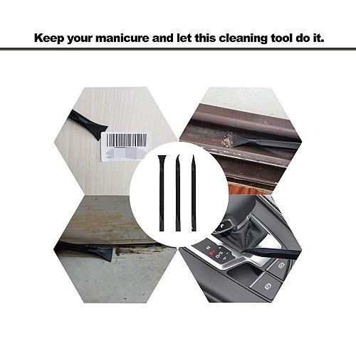 Plastic Scraper Multi-Purpose Scraper Non-Scratch Cleaning Tool Easy to Clean...
