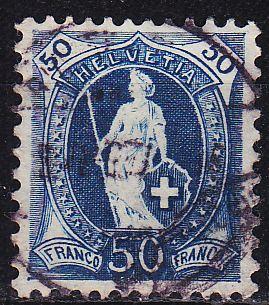 SCHWEIZ SWITZERLAND [1882] MiNr 0062 X C ( O/used ) [02]