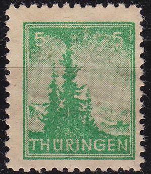 GERMANY Alliiert SBZ [Th&uuml;ringen] MiNr 0094 AY ( **/mnh )
