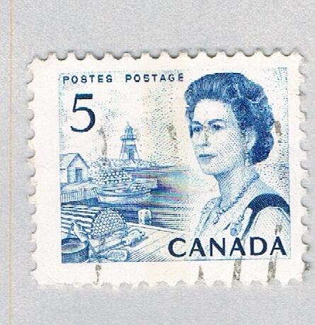 Canada QEII blue 5c (AP128305)