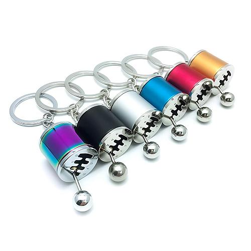Osilly Gearbox Keychain Six Speed Manual Transmission Stick Shift Keyring Aut...
