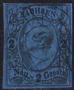 GERMANY Sachsen [1855] MiNr 0010 ( O/used ) [03]