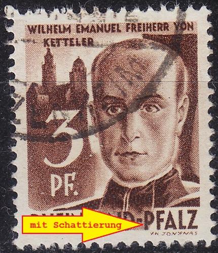 GERMANY Alliiert Franz. Zone [RheinlPfalz] MiNr 0002 yv II ( O/used )