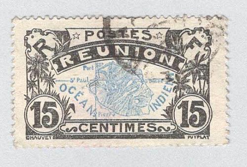 Reunion 69 Map of Reunion Used 2 (BP96105)