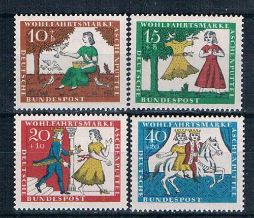 Germany B408-11 MNH set Fairy Tales 1965 CV 1.20 (G0762)