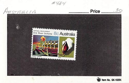 Australia 484 Unused Hydroelectric 1970 (SC0_559)