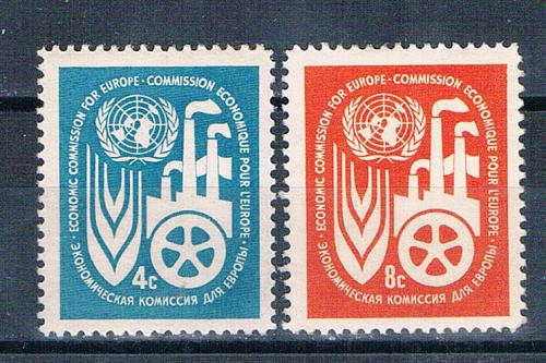 United Nations NY 71-72 Unused set UN emblems 1959 (MV0432)