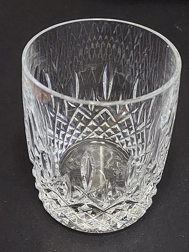 Signed Lenox pair Cut glass Masterpiece dor Crystal Made in USA