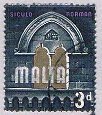 Malta 317 Used Sicculo Norman Arch 1965 (BP34513)