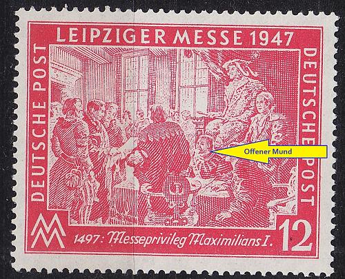 GERMANY Alliiert Gemeinschaft [1947] MiNr 0965 XI ( **/mnh ) Plattenfehler