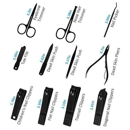 Manicure Set Professional Nail Clipper Kit-26 Pieces Stainless Steel Manicure...