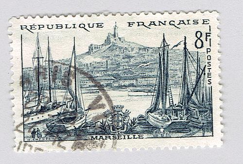 France 775 Marseille 1955 Used (BP91818)
