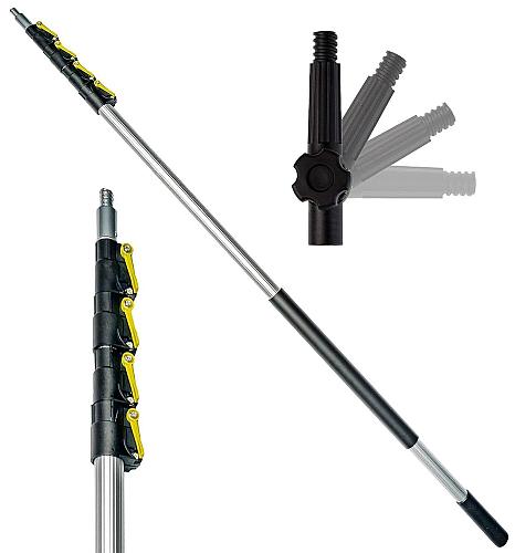DOCA Telescoping Pole 6-24 Ft - Extension Pole for Cleaning Feather Duster Wi...