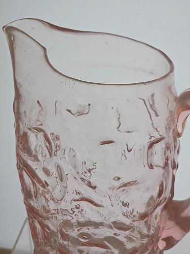 Bryce El Rancho pink glass pitcher
