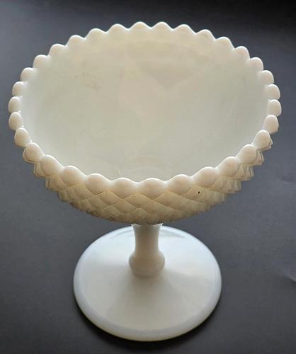 Westmoreland milk Glass compote