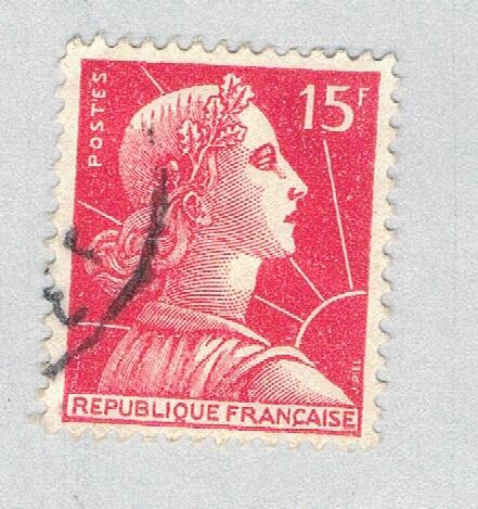 France 753 Used Marianne 2 1955 (BP69026)
