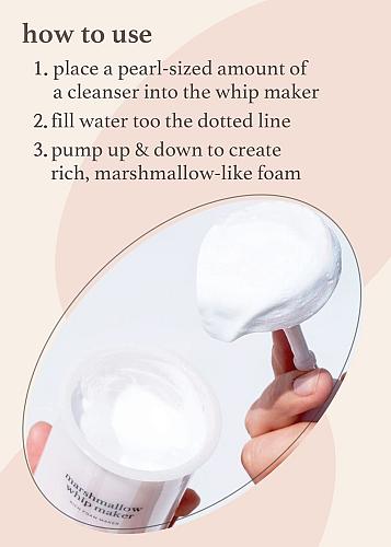 NOONI 2-in-2 Much Needed Facial Cleansing Single - Marshmallow Whip Maker | G...