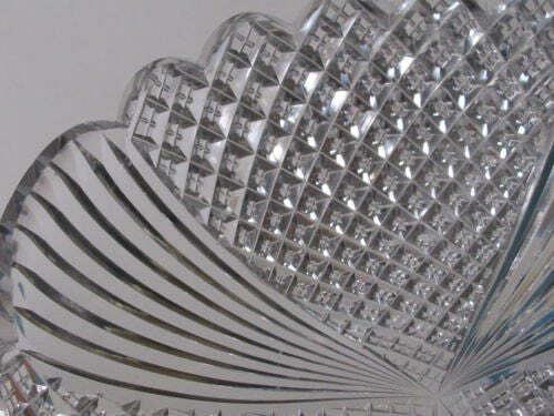 Antique Cut Glass dish from the American Brilliant period, ABP