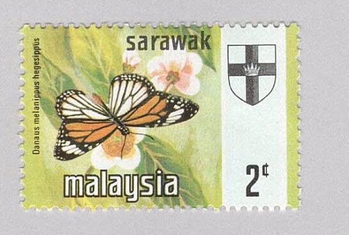Malaysia Sarawak 236 Butterflies MNH 1 (BP97111)