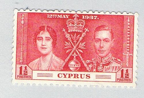 Cyprus 141 MNG Coronation Issue 2 1937 CV 1.25 (BP75313)