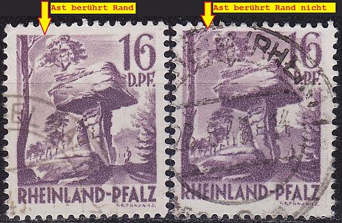 GERMANY Alliiert Franz. Zone [RheinlPfalz] MiNr 0022 y I,II ( O/used ) [02]