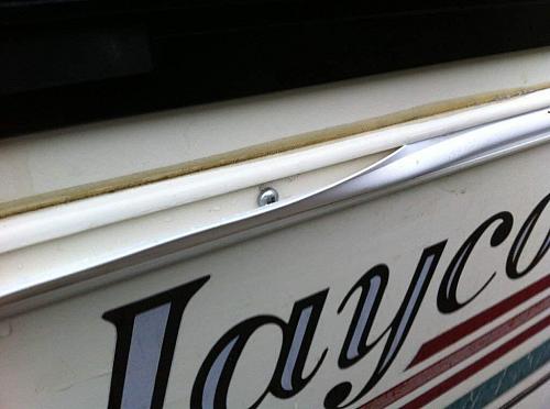 Automotive Authority Black Vinyl 1" Insert Molding Trim Screw Cover RV Camper...