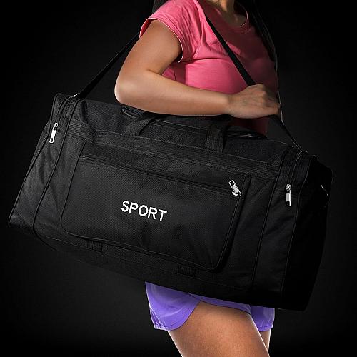 Noamus Nylon Duffel Bag 22" Basics Medium Foldable Travel Bag Overnight Lugga...