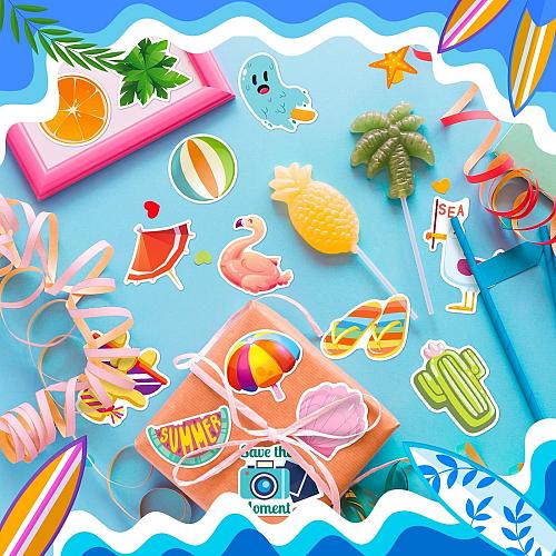 STKJoviale Summer Stickers for Kids 150 PCS Waterproof Beach Stickers for Wat...