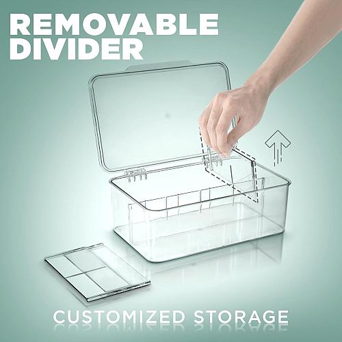 Utopia Home 3 Pack Tea Bag Organizer - Stackable Tea Bag Storage Organizer wi...